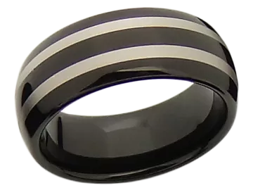 Modell Anton - 1 Ring aus Wolfram 8mm